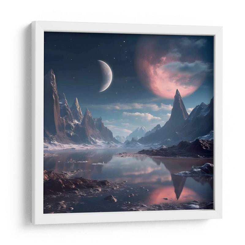 Lago Lunar - Creaciones  | Cuadro decorativo de Canvas Lab