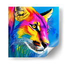 Puma Arcoíris - Creaciones  | Cuadro decorativo de Canvas Lab