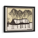 Granja en la nieve - Julie de Graag | Cuadro decorativo de Canvas Lab