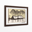 Granja en la nieve - Julie de Graag | Cuadro decorativo de Canvas Lab