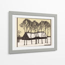 Granja en la nieve - Julie de Graag | Cuadro decorativo de Canvas Lab
