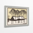 Granja en la nieve - Julie de Graag | Cuadro decorativo de Canvas Lab