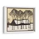 Granja en la nieve - Julie de Graag | Cuadro decorativo de Canvas Lab
