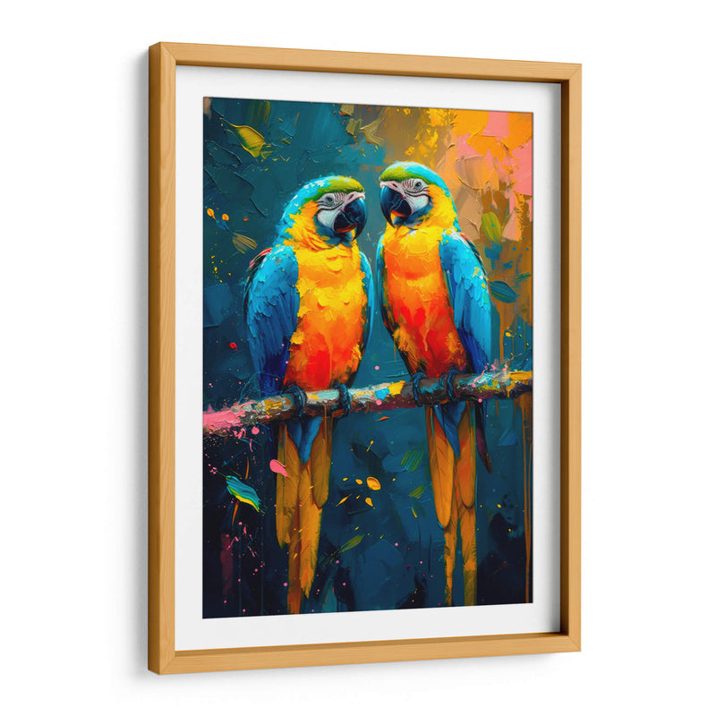 Guacamayas - Paltik Arte Digital | Cuadro decorativo de Canvas Lab