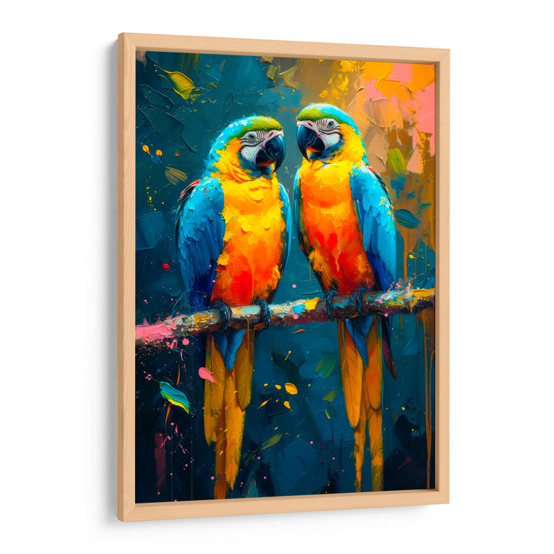 Guacamayas - Paltik Arte Digital | Cuadro decorativo de Canvas Lab