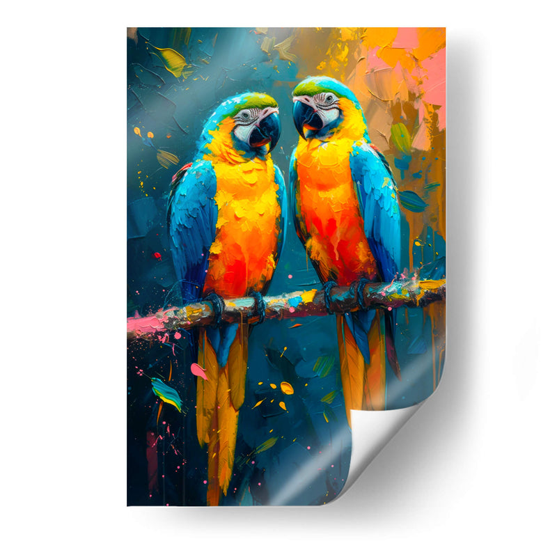 Guacamayas - Paltik Arte Digital | Cuadro decorativo de Canvas Lab