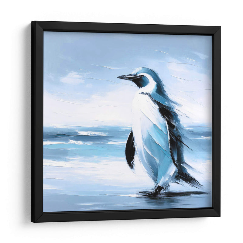 Pinguino al óleo - Paltik Arte Digital | Cuadro decorativo de Canvas Lab