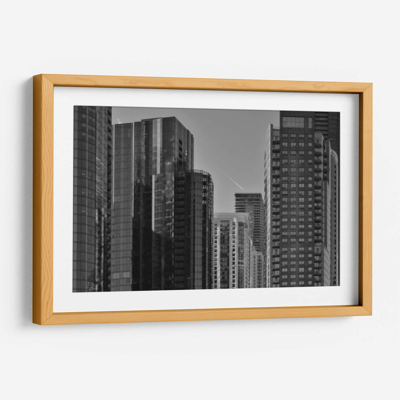 Chicago Skyline BW, 2024 - 2HumanKind | Cuadro decorativo de Canvas Lab