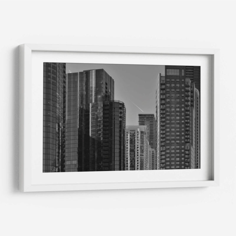 Chicago Skyline BW, 2024 - 2HumanKind | Cuadro decorativo de Canvas Lab