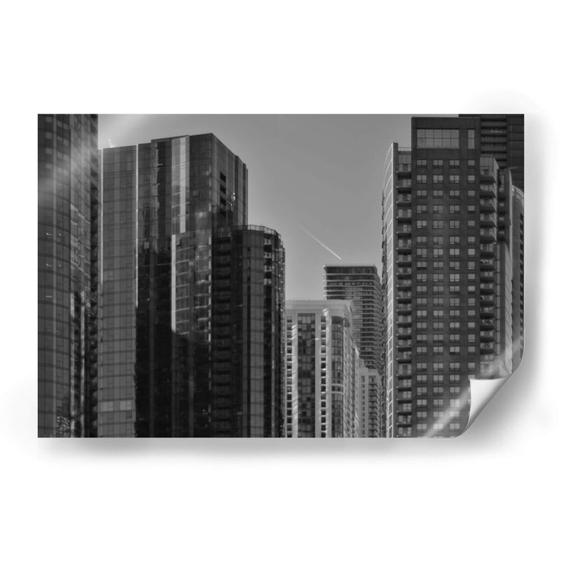 Chicago Skyline BW, 2024 - 2HumanKind | Cuadro decorativo de Canvas Lab