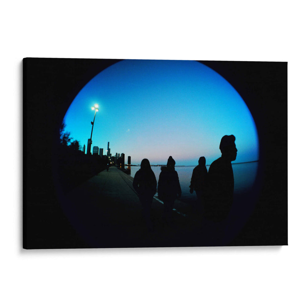 People Silhouettes Color - 2HumanKind | Cuadro decorativo de Canvas Lab