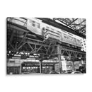 Subway over Harold Washington College (BW) - 2HumanKind | Cuadro decorativo de Canvas Lab