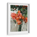 Blossoms After the Rain: Pastel Petals in Pink and Orange - Ani Coloca | Cuadro decorativo de Canvas Lab