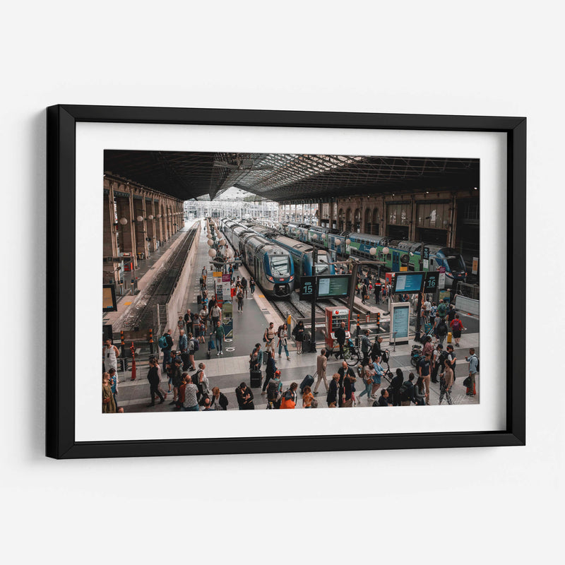 Estación de Tren París - Ángel M. Huerta | Cuadro decorativo de Canvas Lab