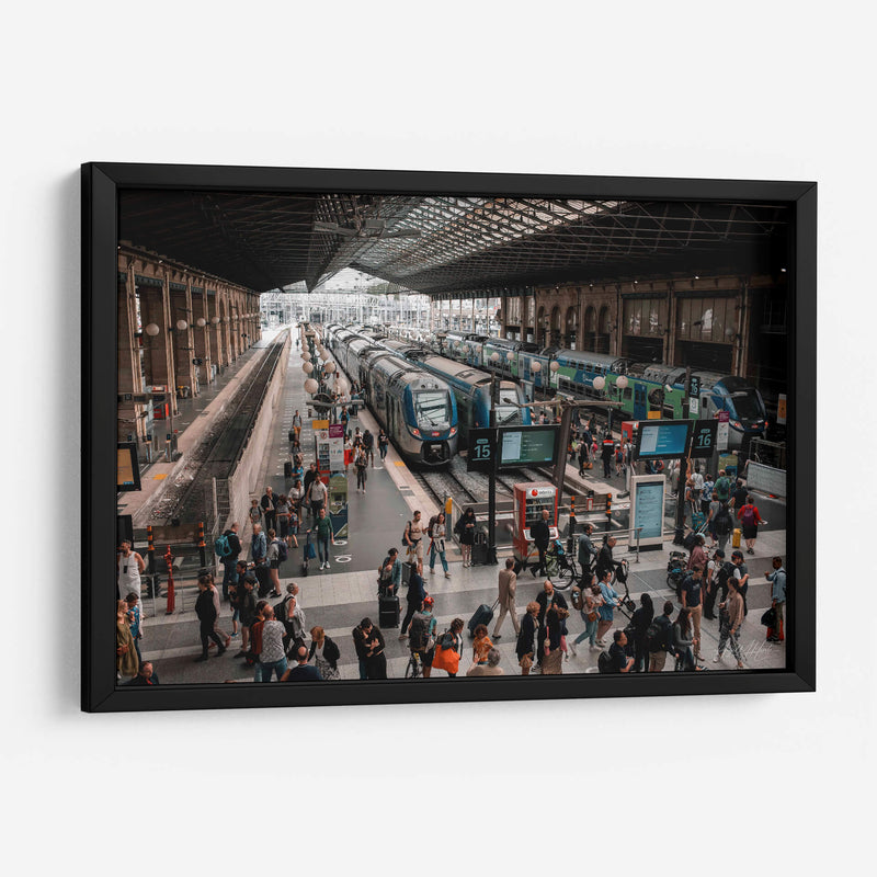 Estación de Tren París - Ángel M. Huerta | Cuadro decorativo de Canvas Lab