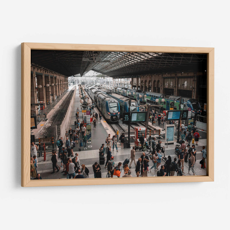 Estación de Tren París - Ángel M. Huerta | Cuadro decorativo de Canvas Lab