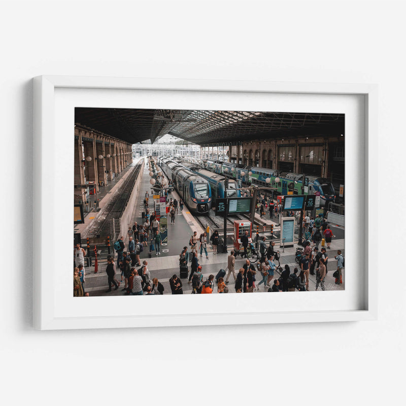 Estación de Tren París - Ángel M. Huerta | Cuadro decorativo de Canvas Lab