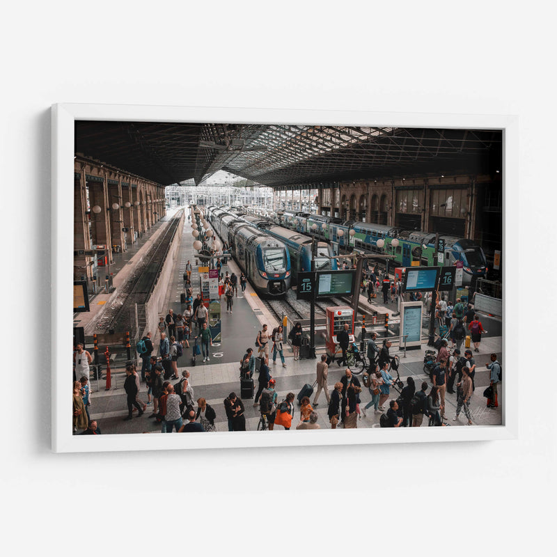 Estación de Tren París - Ángel M. Huerta | Cuadro decorativo de Canvas Lab