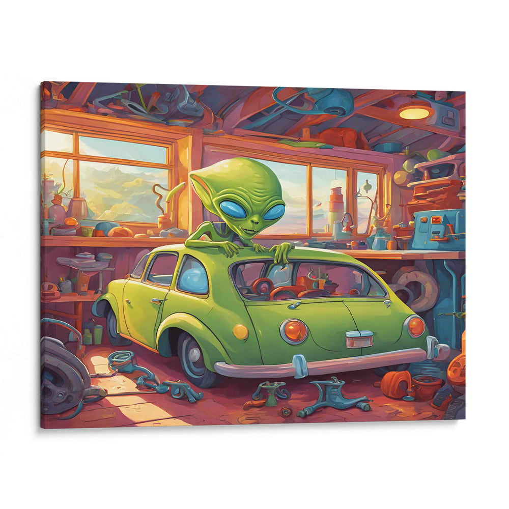Alienígena mecánico - arteligena | Cuadro decorativo de Canvas Lab