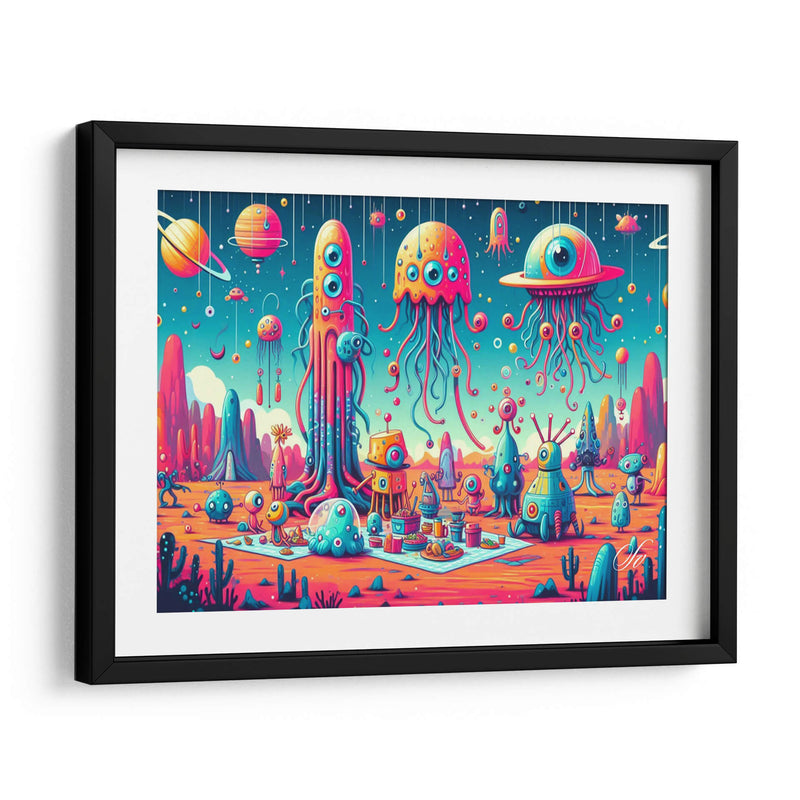 Extraterrestres Divertidos - arteligena | Cuadro decorativo de Canvas Lab