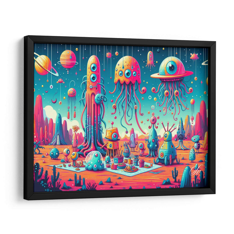 Extraterrestres Divertidos - arteligena | Cuadro decorativo de Canvas Lab