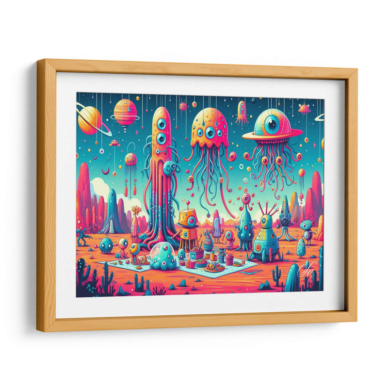 Extraterrestres Divertidos - arteligena | Cuadro decorativo de Canvas Lab