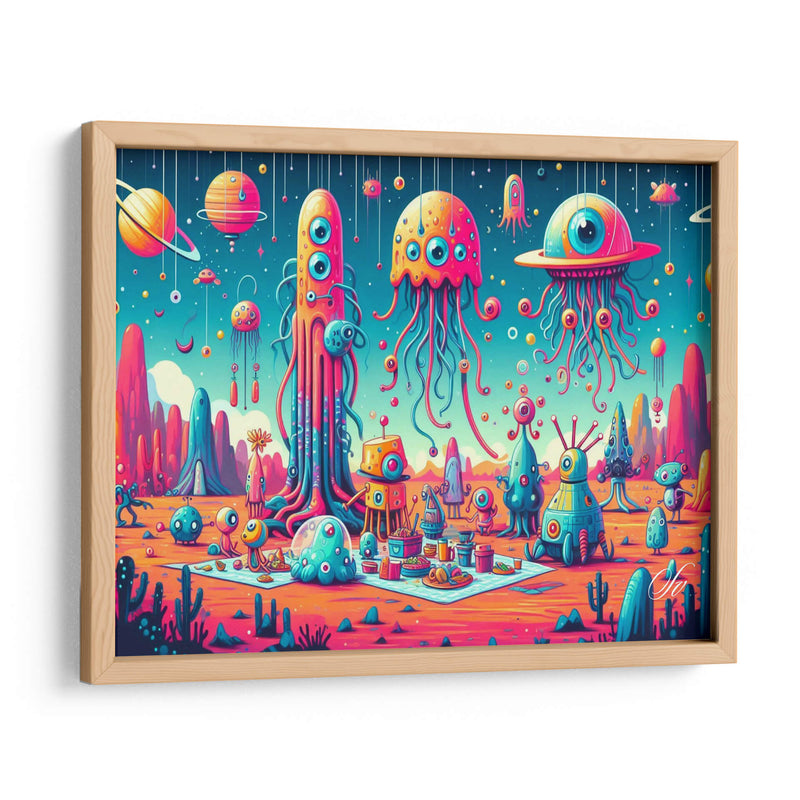 Extraterrestres Divertidos - arteligena | Cuadro decorativo de Canvas Lab