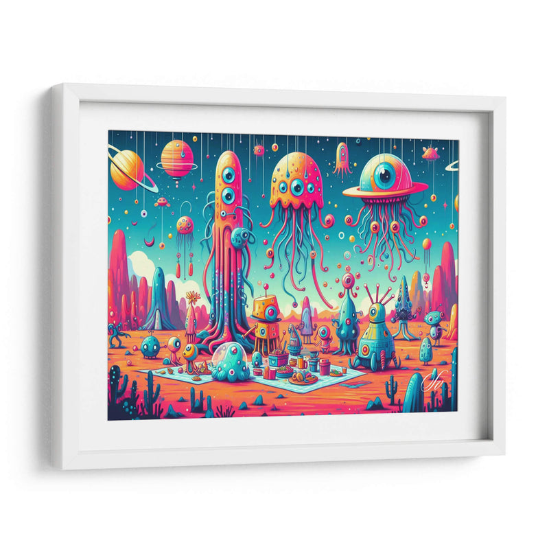 Extraterrestres Divertidos - arteligena | Cuadro decorativo de Canvas Lab