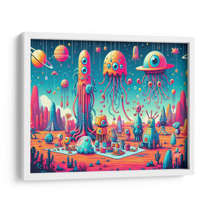 Extraterrestres Divertidos - arteligena | Cuadro decorativo de Canvas Lab