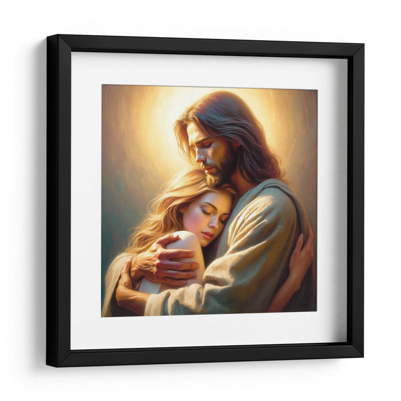 El abrazo de Jesus - Jona Rodriguez Art | Cuadro decorativo de Canvas Lab