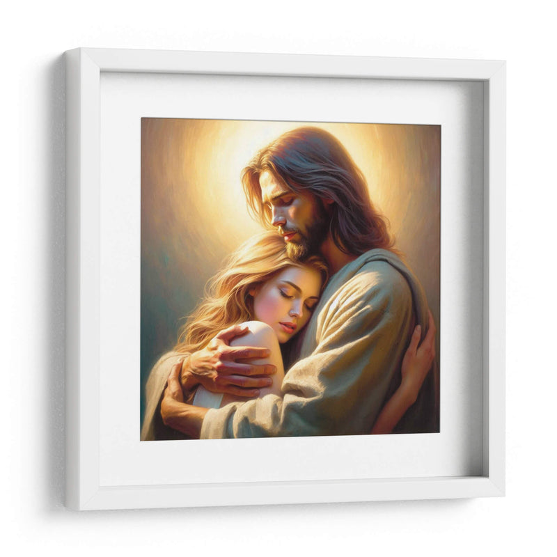 El abrazo de Jesus - Jona Rodriguez Art | Cuadro decorativo de Canvas Lab