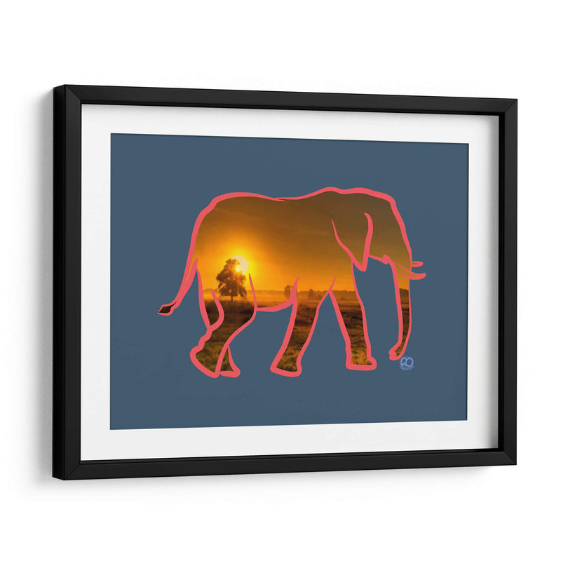 Elefante - Corrococho | Cuadro decorativo de Canvas Lab