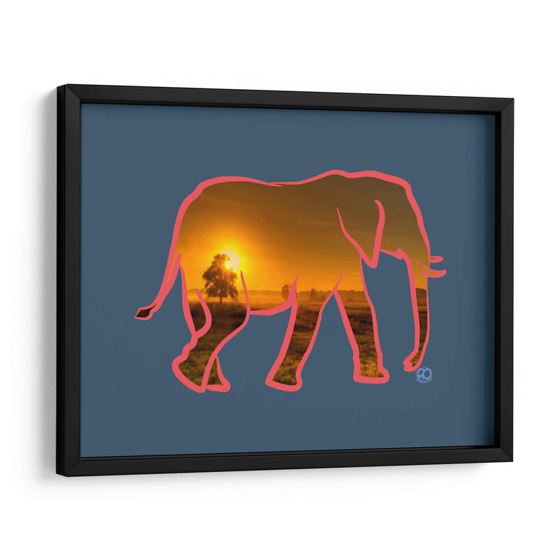 Elefante - Corrococho | Cuadro decorativo de Canvas Lab