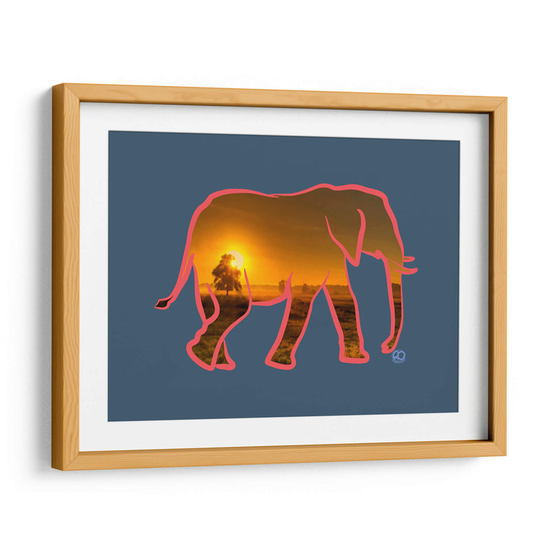 Elefante - Corrococho | Cuadro decorativo de Canvas Lab