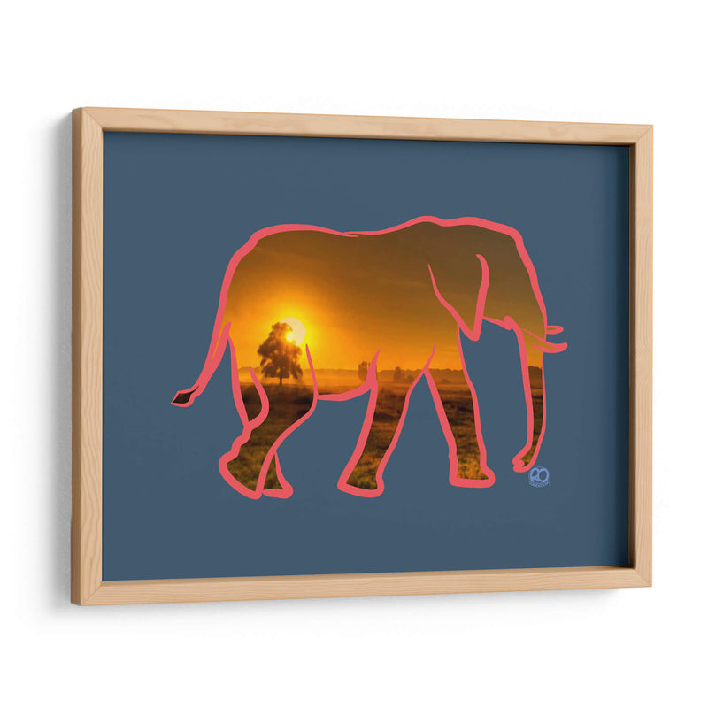 Elefante - Corrococho | Cuadro decorativo de Canvas Lab