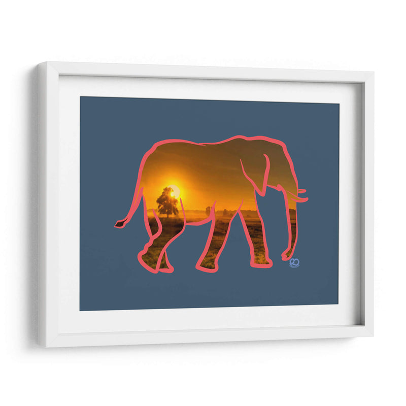 Elefante - Corrococho | Cuadro decorativo de Canvas Lab