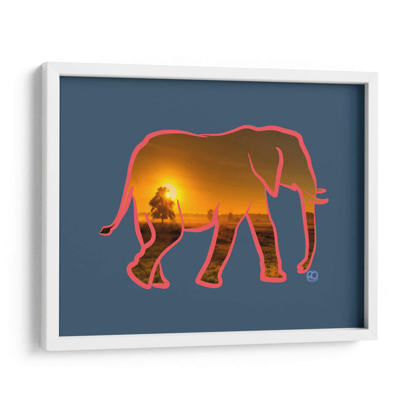 Elefante - Corrococho | Cuadro decorativo de Canvas Lab