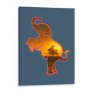 Elefante Pateando - Corrococho | Cuadro decorativo de Canvas Lab