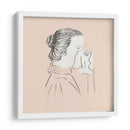 Cabeza de mujer con un pañuelo contra la nariz - Julie de Graag | Cuadro decorativo de Canvas Lab