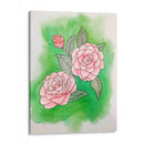 Verde y Rosa II - Viridiana Calzada | Cuadro decorativo de Canvas Lab