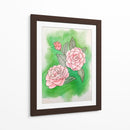 Verde y Rosa II - Viridiana Calzada | Cuadro decorativo de Canvas Lab