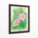 Verde y Rosa II - Viridiana Calzada | Cuadro decorativo de Canvas Lab
