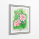 Verde y Rosa II - Viridiana Calzada | Cuadro decorativo de Canvas Lab