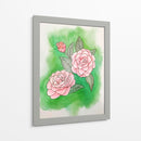 Verde y Rosa II - Viridiana Calzada | Cuadro decorativo de Canvas Lab