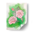 Verde y Rosa II - Viridiana Calzada | Cuadro decorativo de Canvas Lab