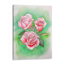 Verde y Rosa III - Viridiana Calzada | Cuadro decorativo de Canvas Lab