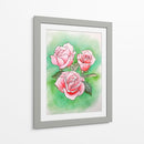 Verde y Rosa III - Viridiana Calzada | Cuadro decorativo de Canvas Lab