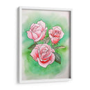Verde y Rosa III - Viridiana Calzada | Cuadro decorativo de Canvas Lab