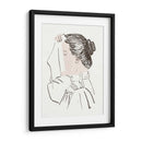 Cabeza de mujer con un pañuelo delante de su rostro - Julie de Graag | Cuadro decorativo de Canvas Lab