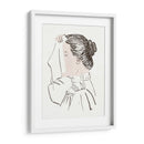 Cabeza de mujer con un pañuelo delante de su rostro - Julie de Graag | Cuadro decorativo de Canvas Lab